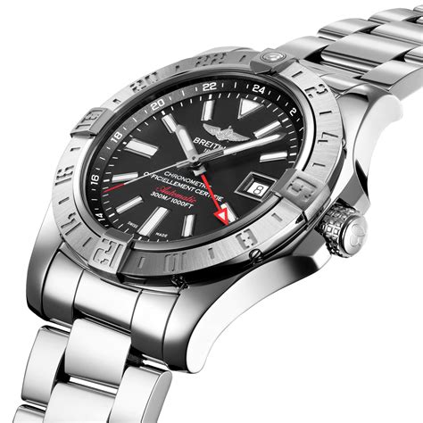 breitling avenger 2 gmt blacksteel review